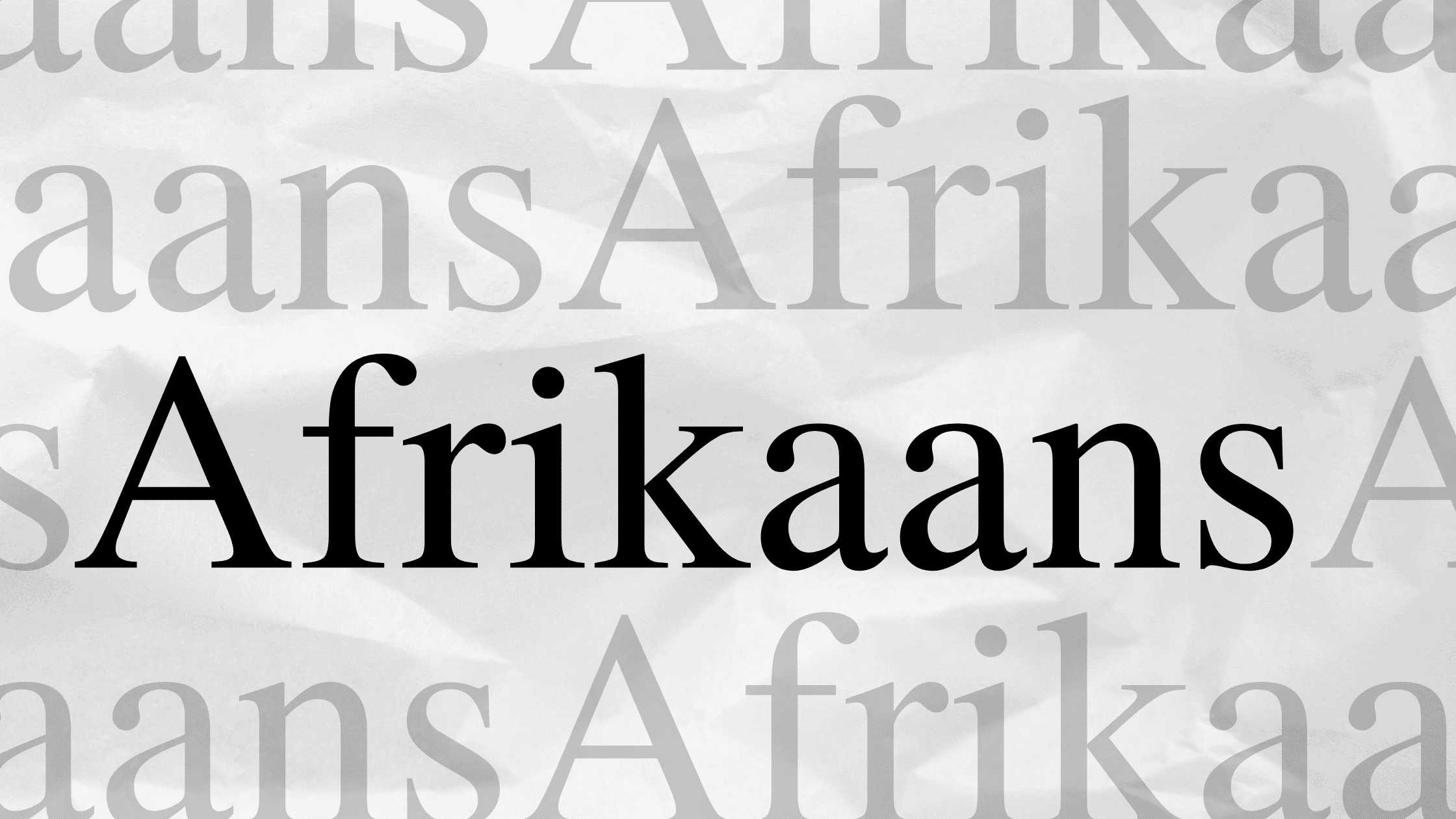 Afrikaans-1