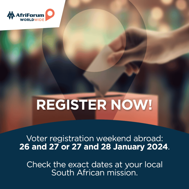 Voter registration weekend abroad: 26 and 27 or 27 and 28 January 2024