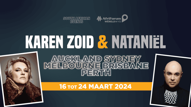 Karen Zoid en Nataniël in Australië