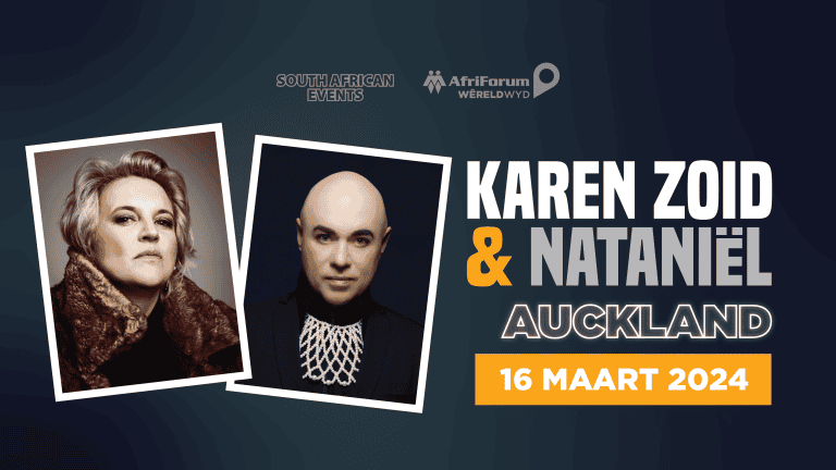 Karen Zoid en Nataniël in Auckland