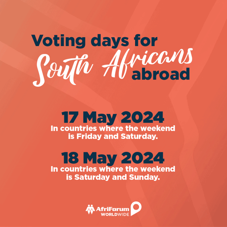 The voting days for South Africans abroad