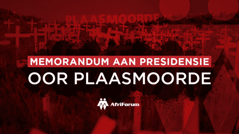 AfriForum aan Ramaphosa oor plaasmoorde: “Stilbly, ontken en niksdoen moet end kry!”