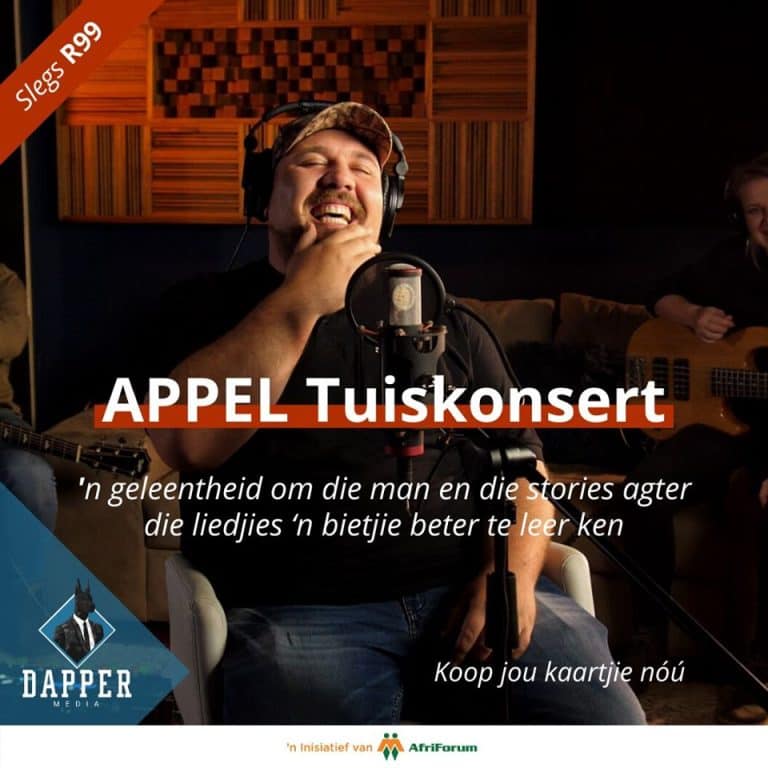 APPEL TUISKONSERT NOU BESKIKBAAR!