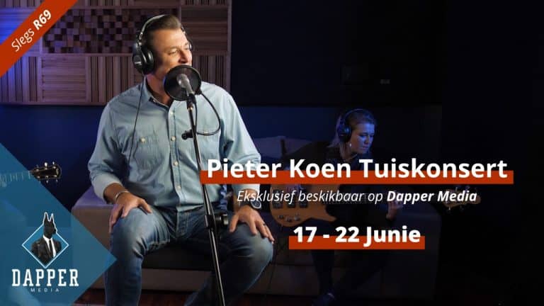 Dapper Media bied aan: Pieter Koen tuiskonsert