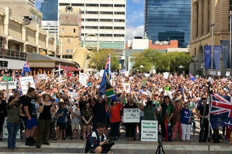 Optog vir Suid-Afrika in Perth