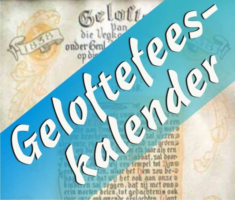 Kalender van Geloftefeeste wêreldwyd: Beroep op Afrikaner-diaspora