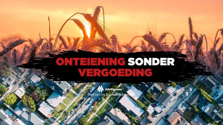 AfriForum verskyn in hof oor onteiening sonder vergoeding