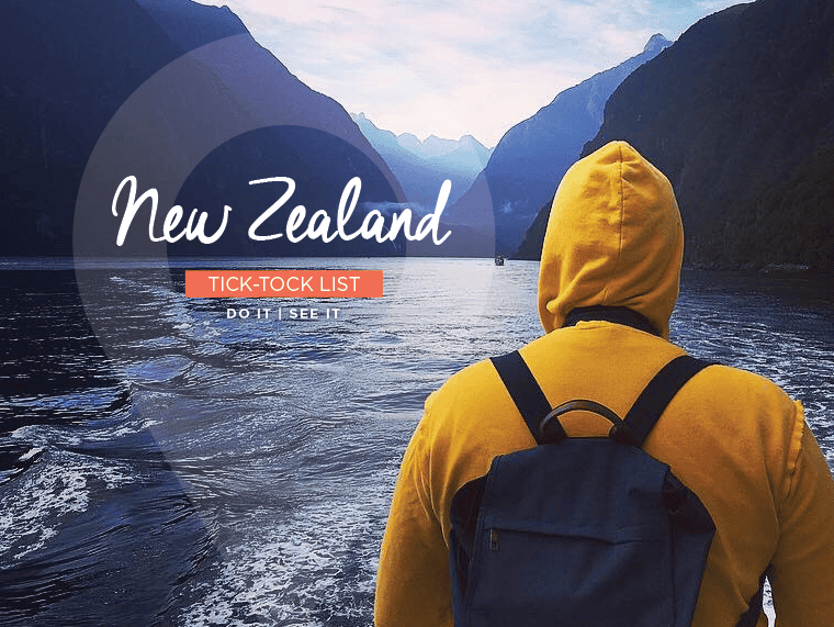 Tick-tock list: New Zealand travel