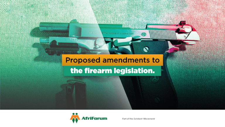 Organisations and political parties team up against draft amendments to firearm legislation