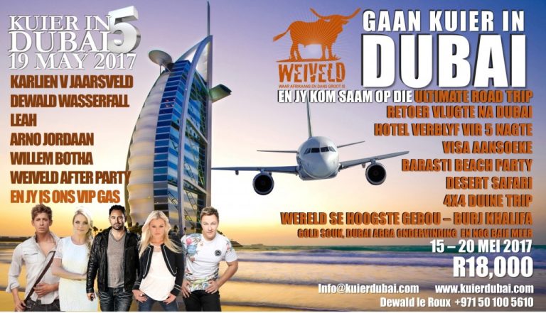 Kuier in Dubai toer