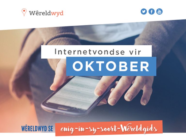 Internetvondse vir Oktober