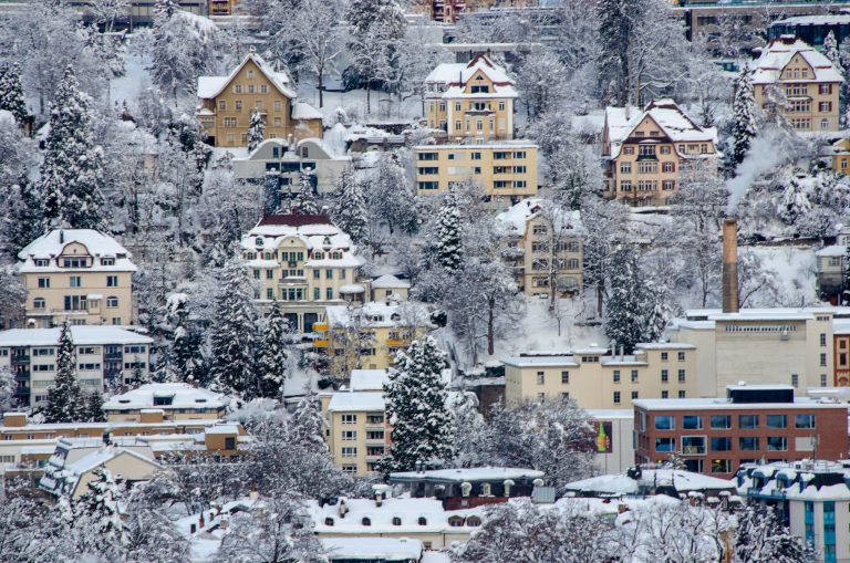 A winter wonderland Christmas in Switzerland