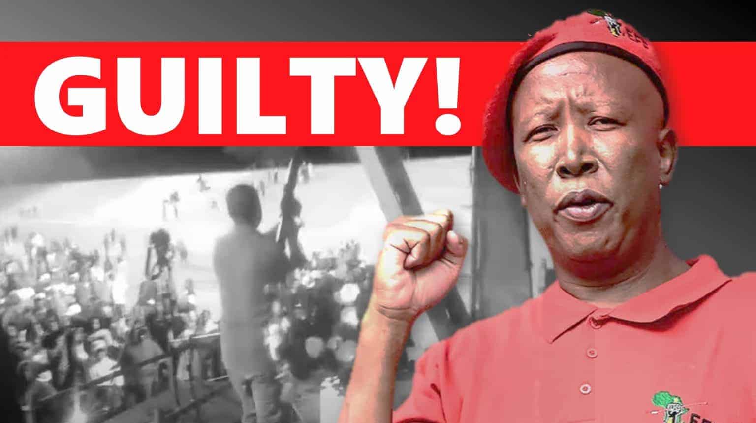 Guilty verdict in Malema firearm case a victory for accountability and the rule of law – AfriForum
