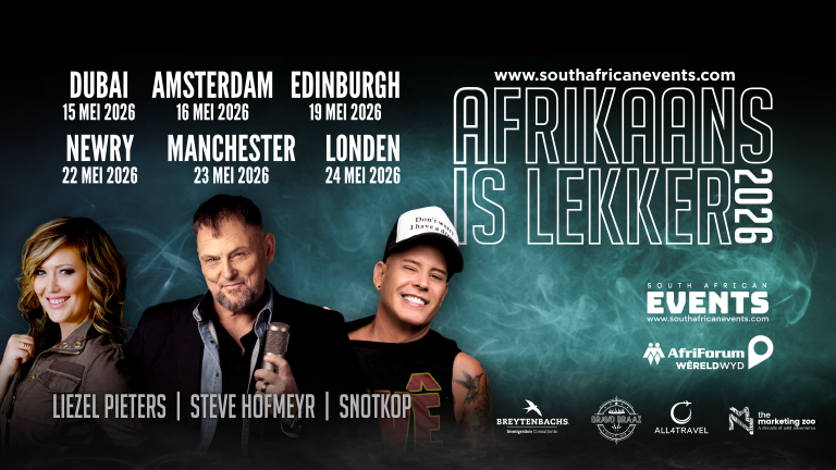 Afrikaans is Lekker 2026 – Europe tour