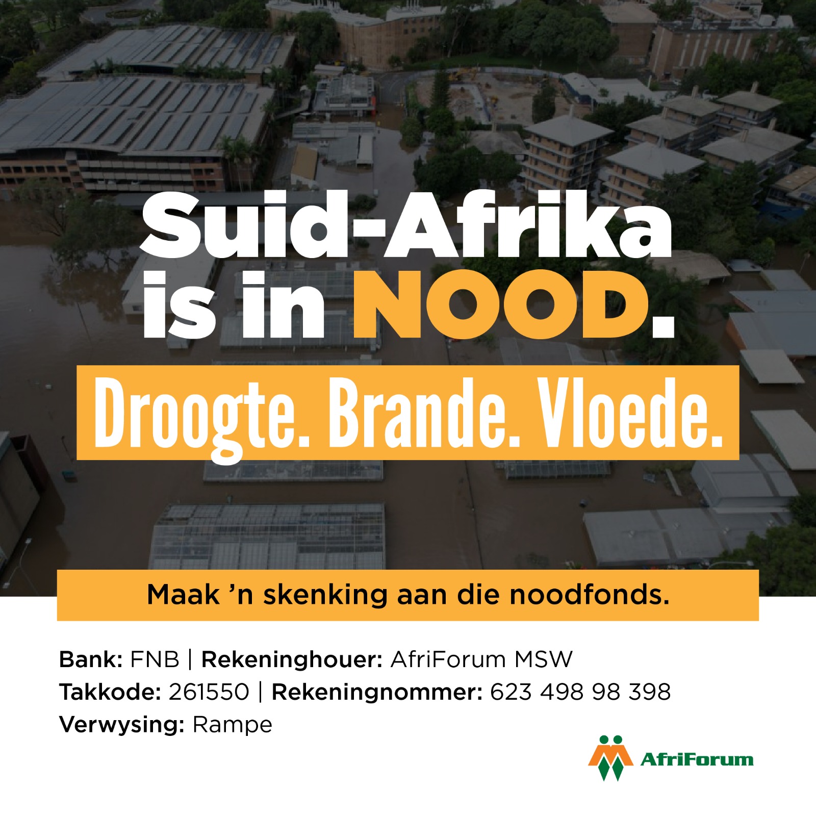 Suid-Afrika is in nood – maar saam kan ons hoop terugbring
