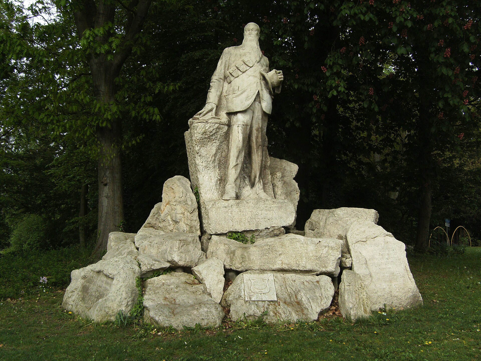 The statue of President Steyn in Deventer, Netherlands